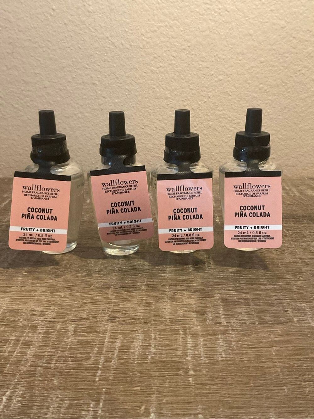 Bath and Body Works COCONUT PIÑA COLADA 4 Wallflower Refills